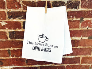 Kitchen Towel - Coffee & Jesus