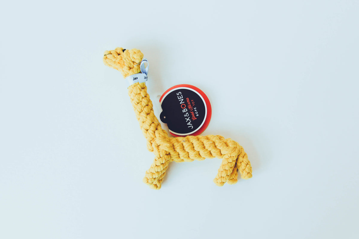 Jax & Bones Jerry the Giraffe Rope Dog Toy