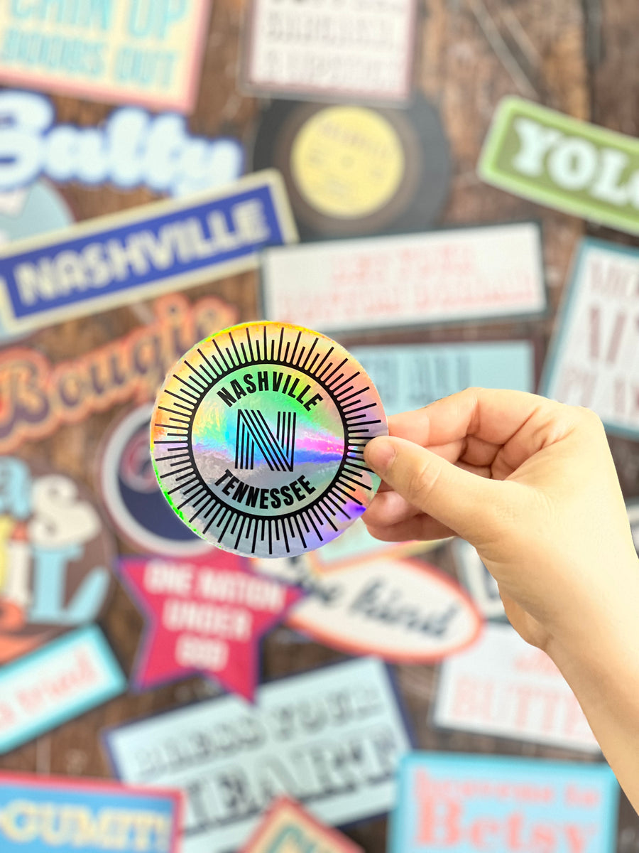 Stickers -  Nashville Holographic