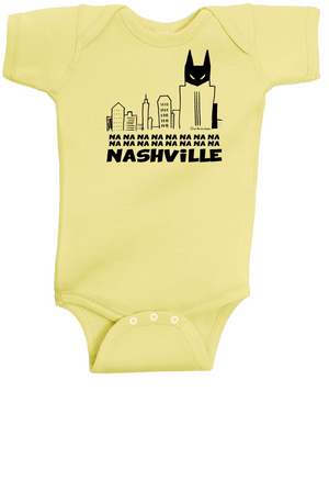 Na-Na-Na-Na Nashville INFANT - Yellow Onesie