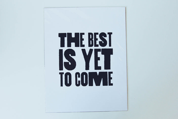 Poster - Best Is Yet
