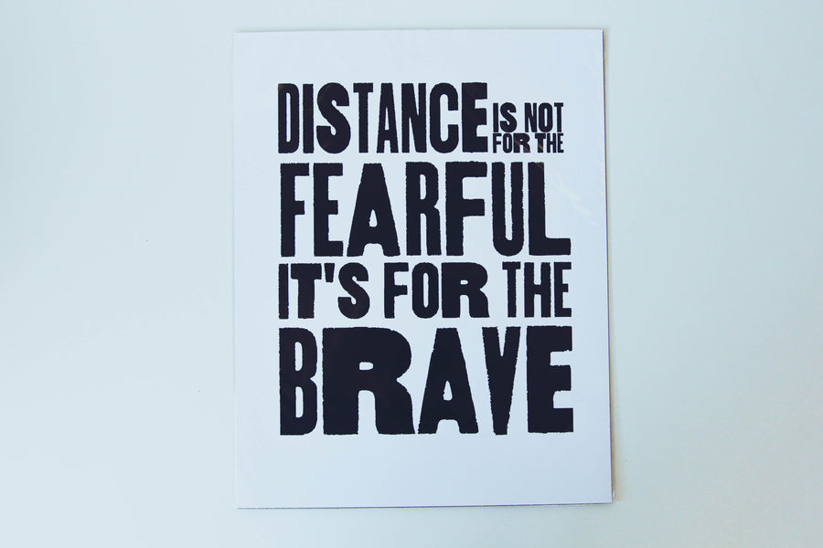 Poster - Distance