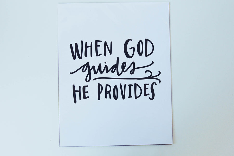 Poster - God Provides