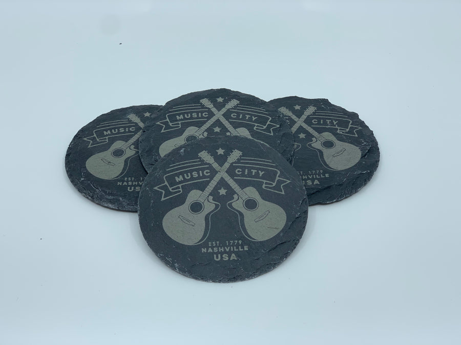 Coasters - Guitars Slate