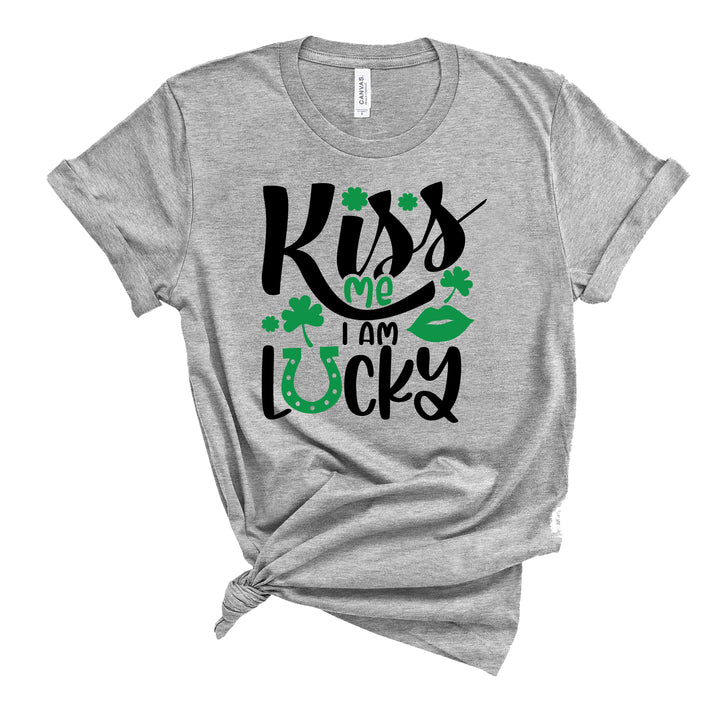 Kiss Me I Am Lucky T-Shirt