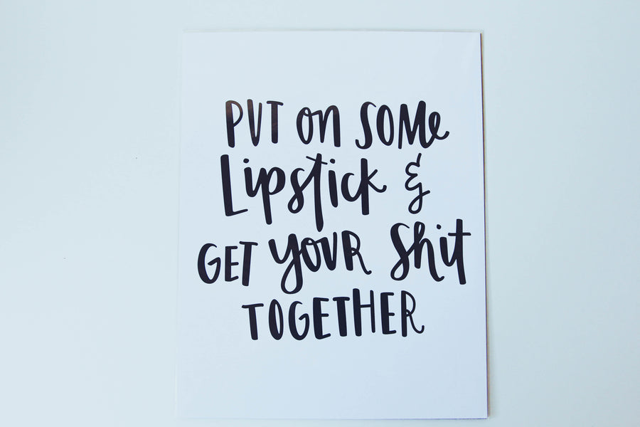 Poster - Put On Lipstick