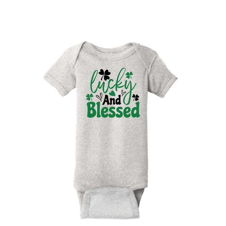 Lucky And Blessed Onesie