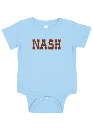 Nash INFANT - Blue Onesie