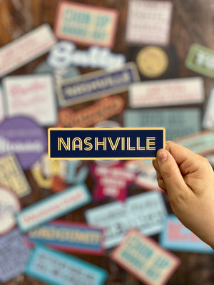 Stickers -  Nashville Rectangle