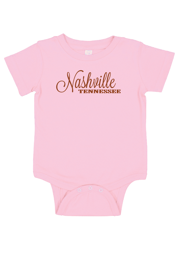 Nashville Pink Onesie