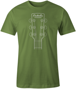 Guitar Head - Green Shirt