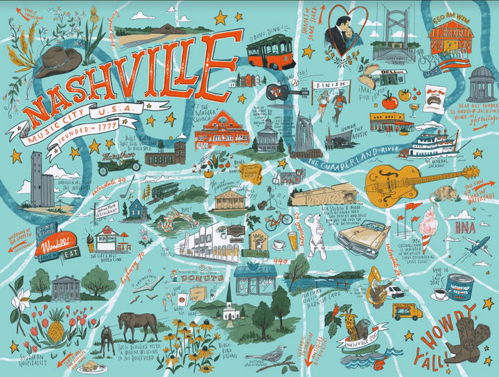 Puzzle - Nashville Illustrated