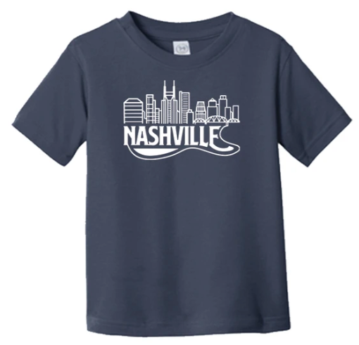 Nashville Half Guitar T-Shirt