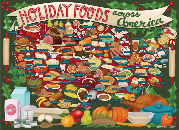 Puzzle - Holiday Foods Across America