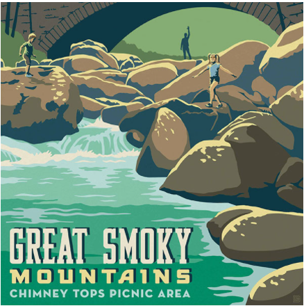 Puzzle - Great Smoky Mountains Chimney Tops