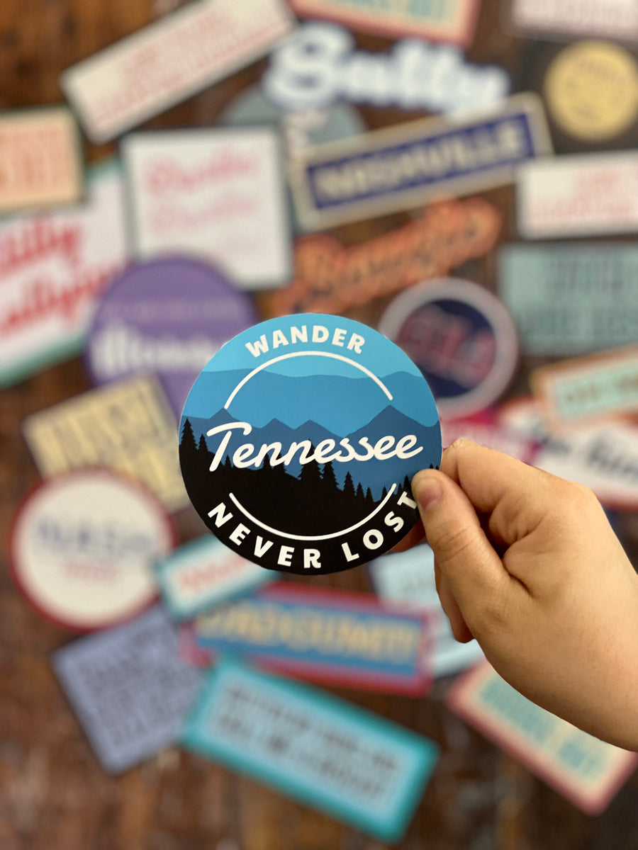 Stickers - Wander Never Lost Tennessee