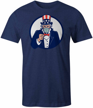 Uncle Sam Masked T-Shirt